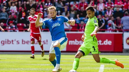 Fratele geamăn al unui fotbalist de la FCSB, titular în Bundesliga. VIDEO | A încasat patru goluri la primul meci din noul sezon