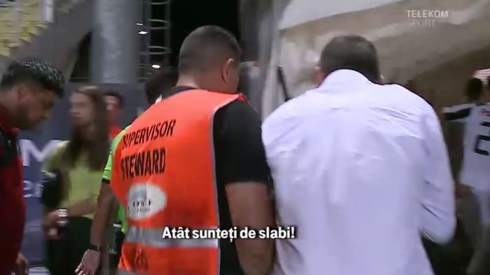 Incredibil! Colțescu către jucătorii CFR-ului: "Băi nenorociților, alergați și jucați fotbal!". Clujenii îl acuză că a înjurat fotbaliștii și a bruscat un oficial