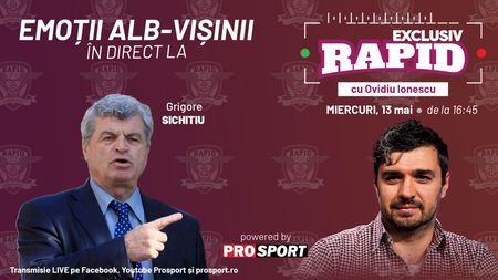 EXCLUSIV RAPID - urmează "derby-ul" pentru locurile 5 și 6!