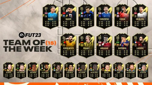 Se lansează o nouă echipa în seria FIFA 23 Team Of The Week. Ce carduri poți obține