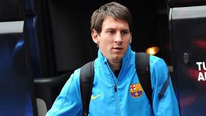 Messi încearcă să "spargă gheața"