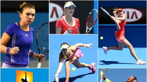 LIVE BLOG | Australian Open, ziua a 9-a | Simona Halep, invizibilă, a pierdut în fața Ekaterinei Makarova cu 6-4, 6-0. Șarapova, surprinsă: 