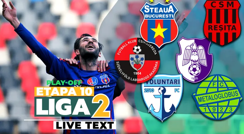 Liga 2, ultima etapă din play-off | Cele trei meciuri încep la ora 12:00. Aflăm campioana și a doua echipă care merge în barajele de promovare