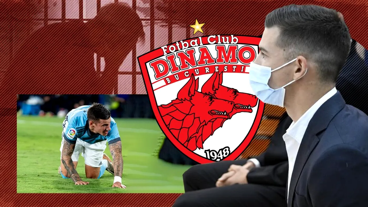 Dinamo ar putea face mega-transferul iernii în Superliga! Santi Mina, atacant de 28 de ani cu 84 de goluri pentru Celta și Valencia, propus „câinilor”: fotbalistul are o condamnare de 4 ani pentru abuz sexual și un recurs în așteptare! EXCLUSIV