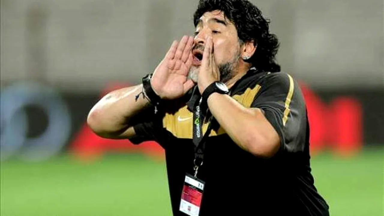După ce a fost umilit de Ion Marin, Maradona este provocat de un alt român:** 