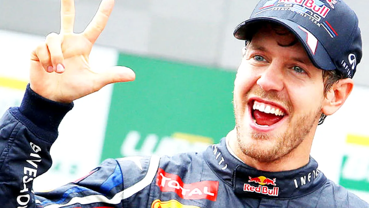 Colecționarul de recorduri!**  Vettel își continuă nestingherit supremația în Formula 1