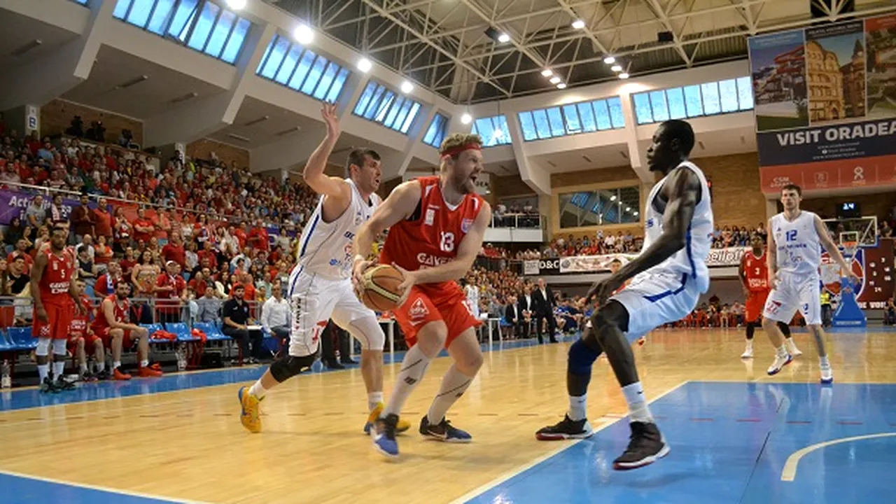 BC Mureș a dat lovitura la Oradea! A câștigat meciul doi al finalei Ligii Naționale de baschet masculin și are șansa de a obține titlul pe teren propriu