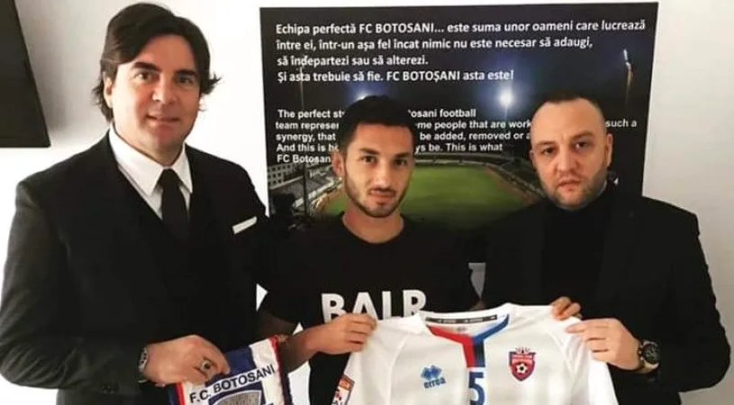 OFICIAL | El este noul pariul al lui Valeriu Iftime! FC Botoșani și-a adus un atacant albanez