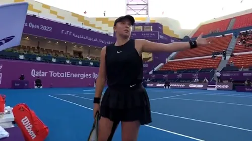 Jelena Ostapenko s-a dat din nou în stambă! Ce i-a putut reproșa letona adversarei de la Doha, chiar pe teren, la doar o săptămână după meciul de pomină cu Simona Halep | VIDEO