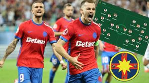 Notele primite de jucătorii lui Charalambous după FCSB - Aberdeen 3-0. Doi fotbaliști de 10: „El va fi viitorul naționalei”. EXCLUSIV