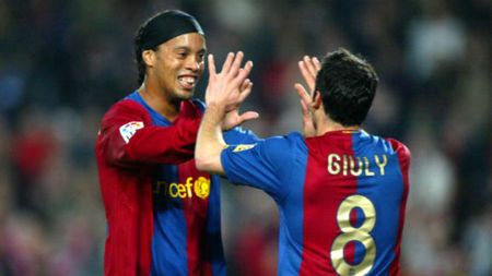 Gol magnific pentru Ludovic Giuly, la 38 de ani. VIDEO | Lob superb reușit de fostul mare star al Barcelonei