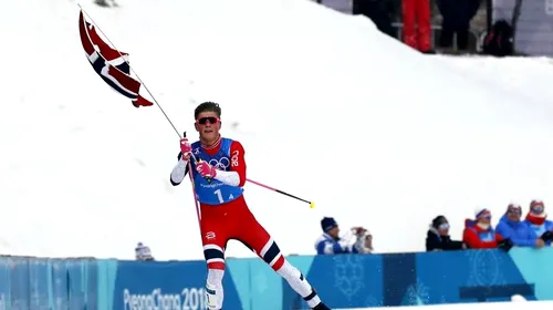 A apărut echivalentul lui Usain Bolt pe zăpadă! Norvegia a ajuns la șase medalii de aur la schi fond, adică 50% din zestrea titlurilor olimpice obținute la PyeongChang. Echipa României a încheiat pe locul 18 la sprint