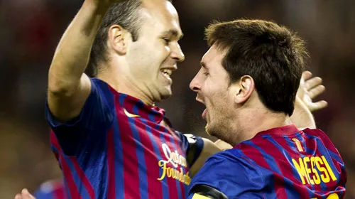 În sfârșit, Andres Iniesta!** Spaniolul i-a luat fața lui Messi în ancheta UEFA: este cel mai bun jucător al ediției trecute a UCL