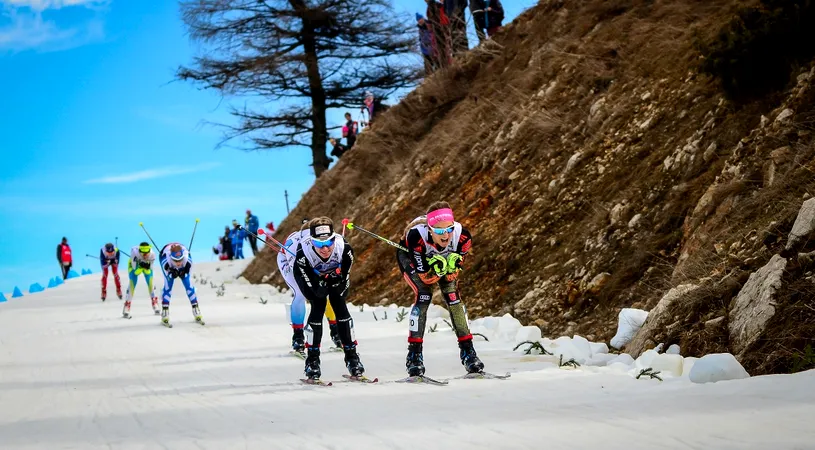 Primul român ieșit la rampă la Mondialul de Schi Nordic. La Cheile Grădiștei s-a schiat luni la plus 14 grade Celsius