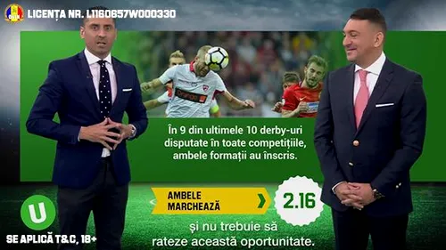 (P) Egal la pauză, egal la final, ambele marchează - ponturi pentru Dinamo - FCSB