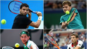 Turneul Campionilor | Thiem trece de "rezerva" Carreno Busta, după un joc cu suișuri și coborâșuri. 'Dinamitrov', alături de Federer în semifinale! Bulgarul a fost "on fire" în fața lui Goffin: "Sunt zile în care tot ce atingi se transformă în aur". Clasamentul grupei