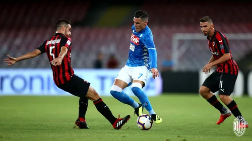 AC Milan a condus cu 2-0 pe San Paolo, dar Napoli a reușit o nouă „remontada”. Chiricheș a fost lăsat pe bancă de Ancelotti