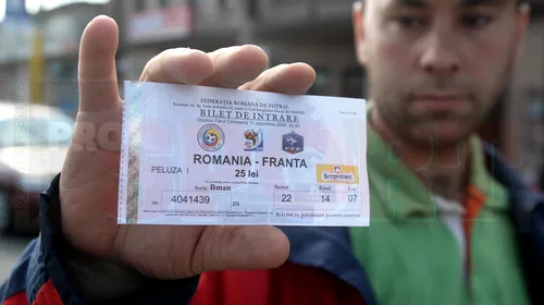 Mai sunt 1000 de bilete la România – Franța