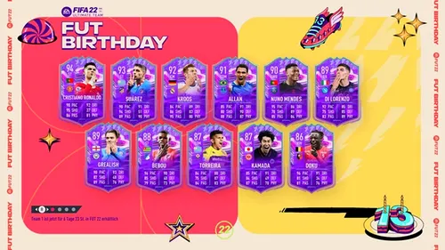 EA Sports sărbătorește ziua de naștere a modului Ultimate Team! Ce carduri au fost lansate în FIFA 22