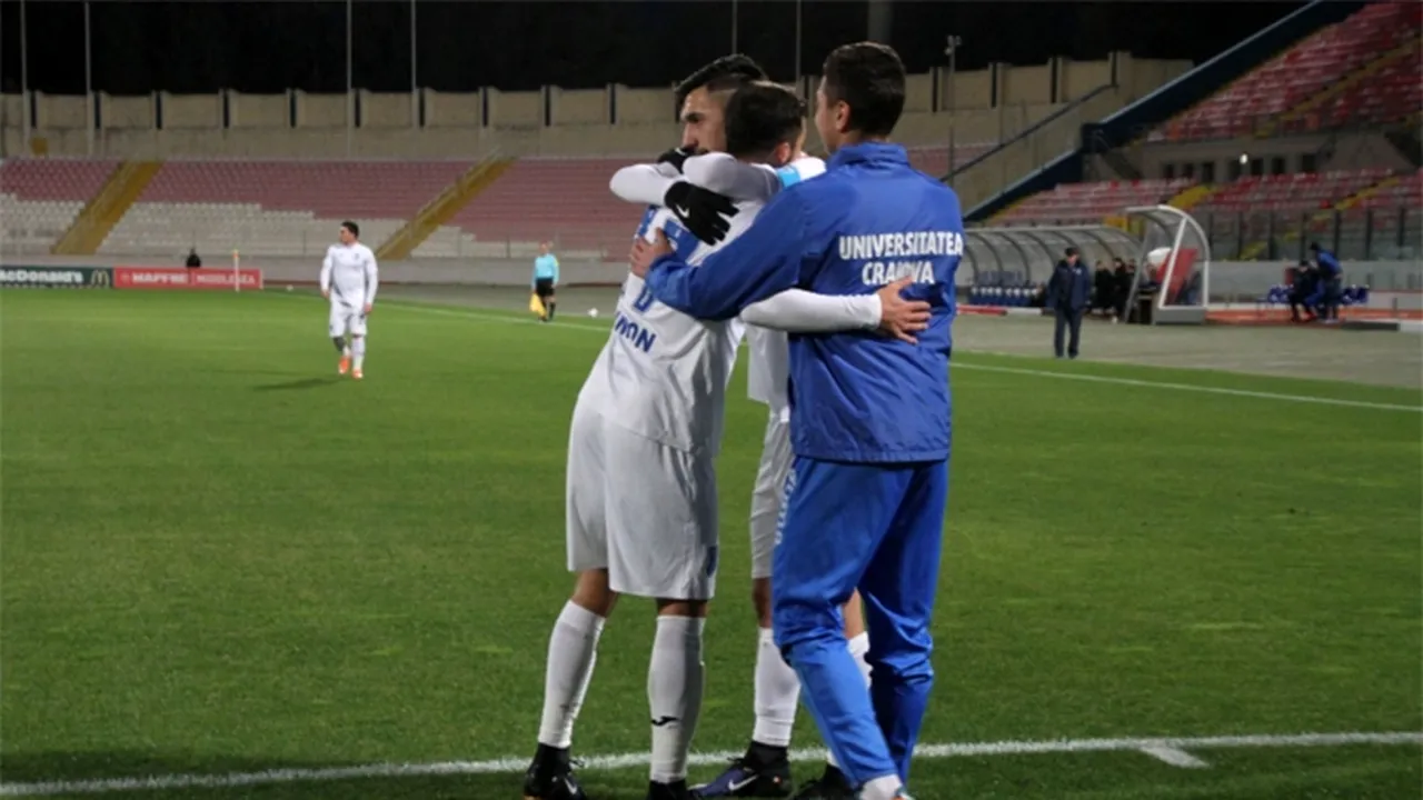 CSU Craiova - St. Gallen 2-1, într-un amical în Malta. Gol și assist pentru Andrei Ivan. SURPRIZĂ‚ | Ce cadou le-au făcut oltenii celor de la St. Gall