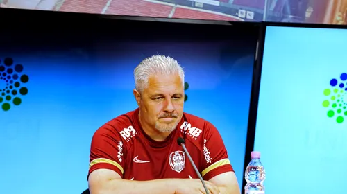 Marius Șumudică, avertizat de conducerea lui CFR Cluj: „Noi vrem performanță, nu circ!”