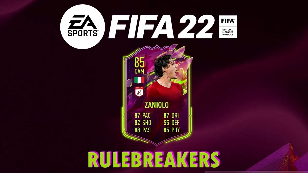 Un nou card lansat în FIFA 22 seria Rulebreakers! Cum îl poți obține și ce atribute are