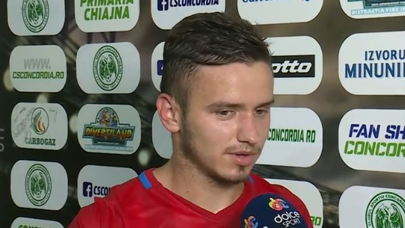 Primul meci ca titular, primul gol. Reacția lui Daniel Benzar după reușita superbă de la Chiajna. Ce obicei are la finalul fiecărui antrenament