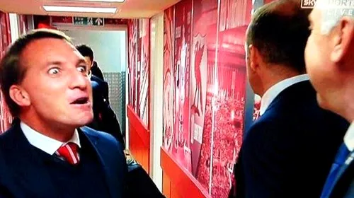 VIDEO | „Carlo, tu ești?”. Reacția genială a lui Brendan Rodgers în momentul întâlnirii cu Carlo Ancelotti