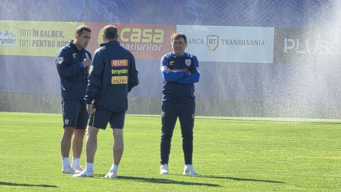 Gestul-simbol prin care Gică Hagi a decretat că joaca s-a terminat! Ultimul antrenament înainte de Suedia - România. EXCLUSIV