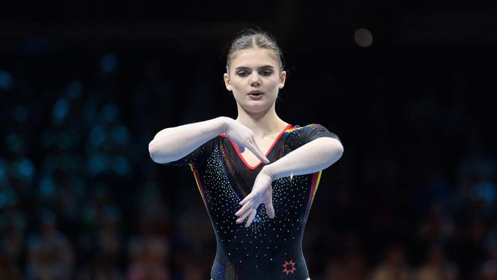 Gimnasta Denisa Golgotă a luat medalia de aur la sol la Cupa Mondială de la Szombathely!