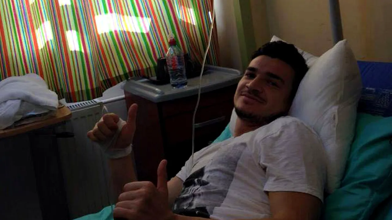 Cosmin Matei a fost externat după operația suferită la umăr: 