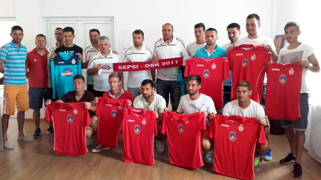 Sepsi OSK și-a prezentat lotul pentru noul sezon al Ligii 2.** 11 achiziții a realizat în această vară echipa din Sfântu Gheorghe