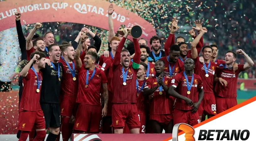 Cadoul Betano la final de 2019: pariurile pe Liverpool campioană în Premier League au fost plătite!