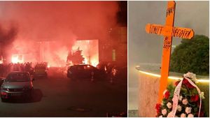 FOTO & VIDEO | Fanii lui Dinamo s-au săturat! Protest cu torțe în față la RIN. Mesaj macabru pentru Ionuț Negoiță. UPDATE | Urmează un nou episod, la Săftica