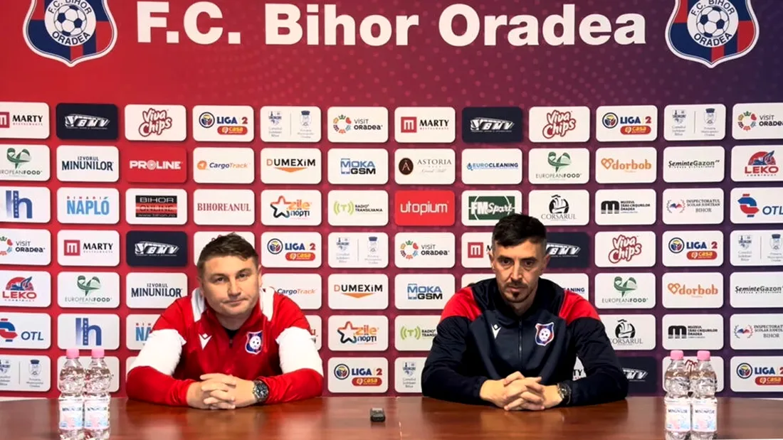 FC Bihor, meci deficil cu Corvinul în încercarea de a ieși din criză. Gheorghe Ghiț: ”Să ne mobilizăm şi să obţinem cele trei puncte.” Ioan Hora vorbește despre o datorie pe care o au jucătorii