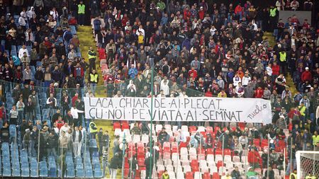 Becali, înjurat și ironizat de spectatori