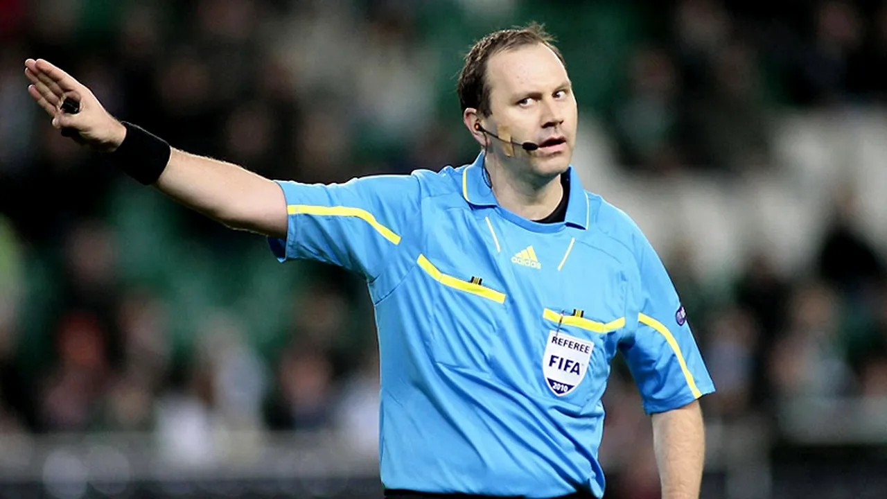 Suedezul Jonas Eriksson arbitrează Supercupa Europei