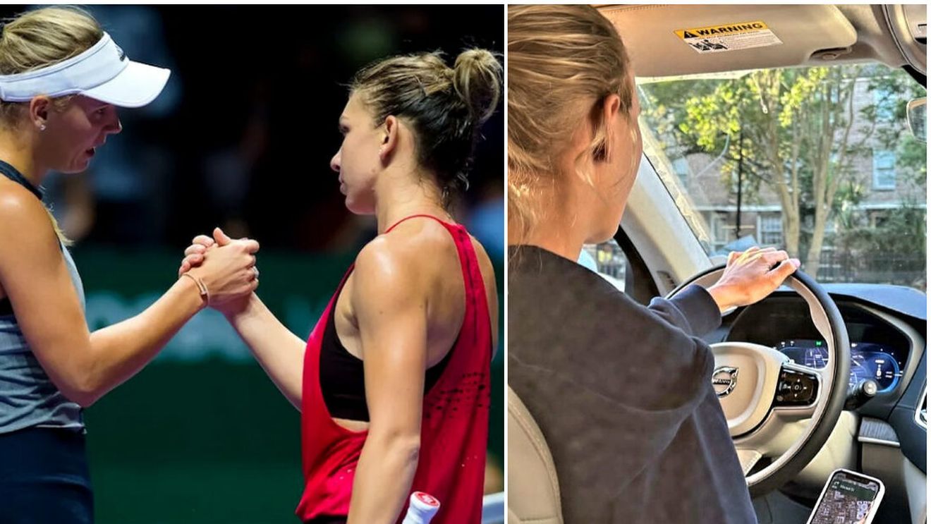Aflată „la cuțite" cu Simona Halep, Caroline Wozniacki a fost dată de gol de o colegă! Ce a pățit daneza în trafic, la Charleston. FOTO