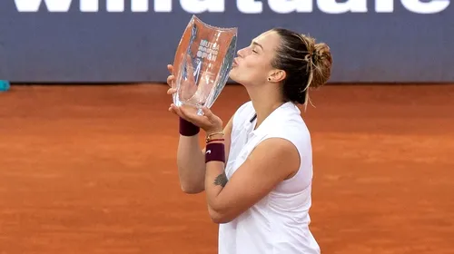 Aryna Sabalenka a cucerit turneul de la Madrid! Ce cupă a primit după ce Ion Țiriac a retras trofeul din aur
