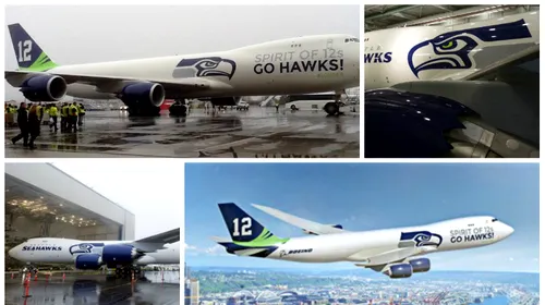 Bătălia fanilor înainte de Super Bowl: Seattle și-a făcut avion personalizat, un fan și-a numit copilul după numele galeriei!