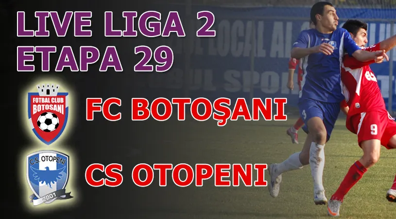 FC Botoșani - Otopeni 1-1!** Golul lui V. Alexandru le fură două puncte gazdelor!