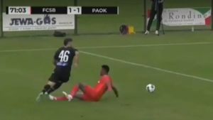 Gafă uriașă făcută de Siyabonga Ngezana la debutul pentru FCSB! Va avea milă Gigi Becali față de sud-african sau este începutul sfârșitului pentru el în tricoul roș-albastru? | VIDEO