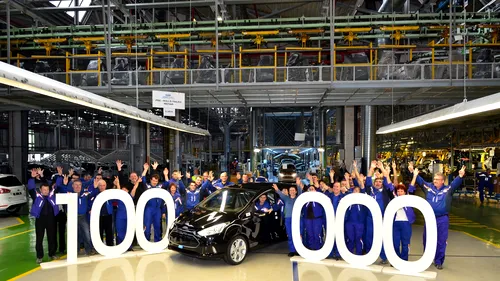 GALERIE FOTO: Ford a construit luni vehiculul B-MAX cu numărul 100.000