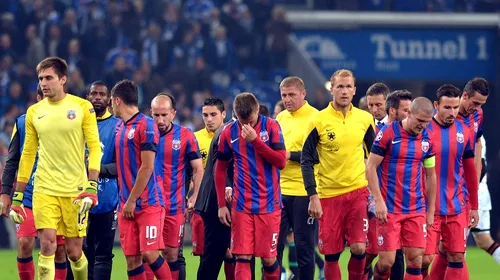 „Dovada că fotbalul e uneori nedrept!” Cum e explicată înfrângerea cu Schalke pe site-ul oficial al Stelei
