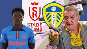 Primul transfer bombă de la FCSB. Leeds și Stade Reims negociază cu impresarii lui Joyskim Dawa: Gigi Becali ar încasa 3.500.000 de euro!