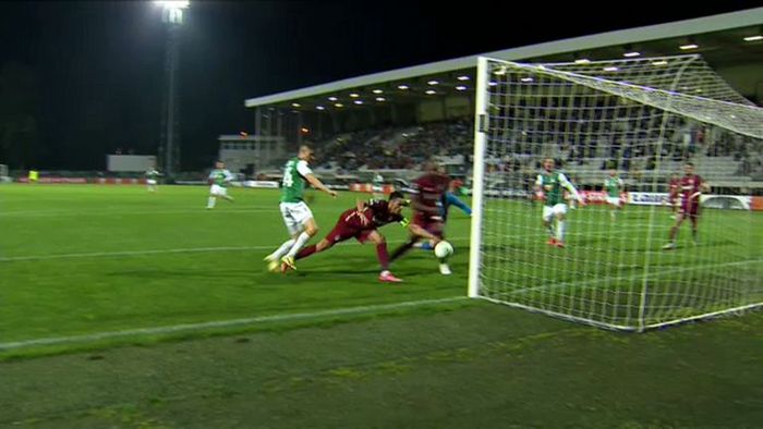 Mario Camora, subiect de amuzament în Marca, după Jablonec - CFR Cluj. „Demn de comedie! Cel mai nebun penalty văzut vreodată”
