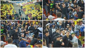 Risc maxim. Organizatorii regândesc planul de securitate după haosul creat de steliști și dinamoviști la peluza Sud