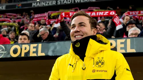 Gotze, aproape de un transfer spectaculos în Premier League! Germanul este dorit de două cluburi de top din Anglia, dar și de AC Milan