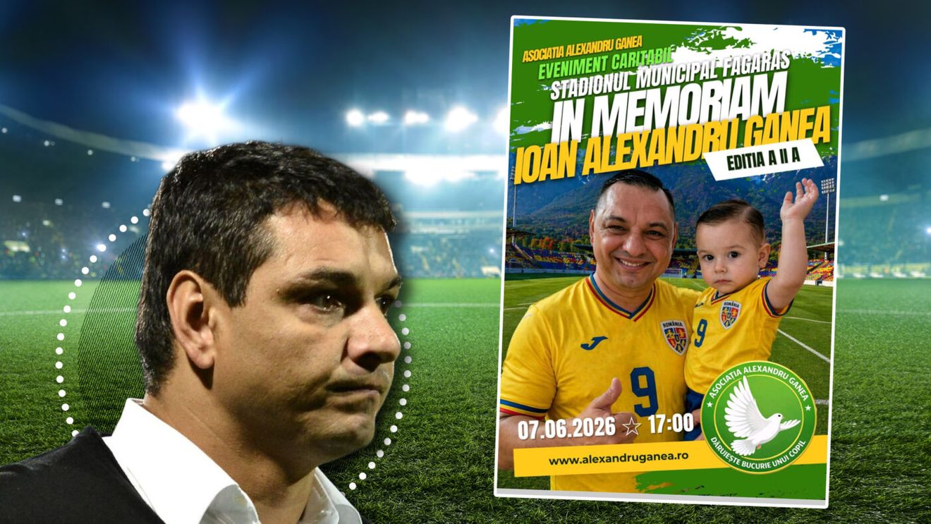 Ionel Ganea, un nou eveniment de suflet în memoria fiului său: vedetele de la FCSB și Dinamo, nume importante din fotbalul românesc vin la Făgăraș pentru un meci caritabil