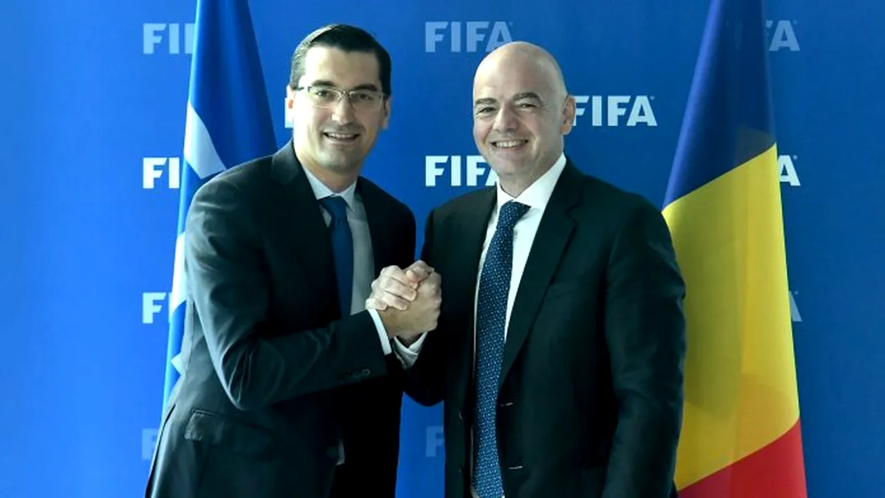 FOTO | Burleanu și Infantino s-au întâlnit la Zurich! Ce au discutat cei doi timp de două ore